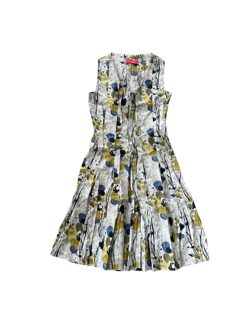 Lavia Floral Pleated Midi Dress